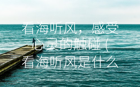 看海听风，感受心灵的触碰 (看海听风是什么意思)