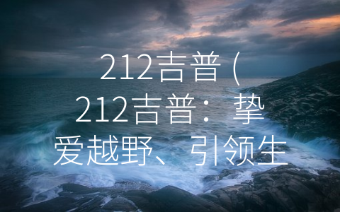 212吉普 (212吉普：挚爱越野、引领生活方式的代名词)