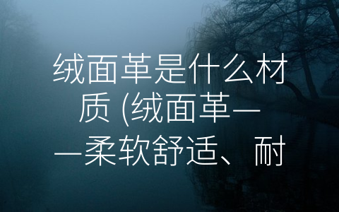 绒面革是什么材质 (绒面革——柔软舒适、耐磨性强的高档皮革制品材质)