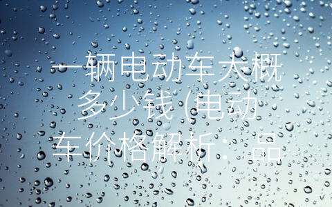 一辆电动车大概多少钱 (电动车价格解析：品牌、续航里程和性能哪一个更重要？)