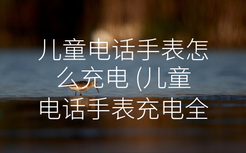 儿童电话手表怎么充电 (儿童电话手表充电全攻略，延长电池寿命从小事做起！)