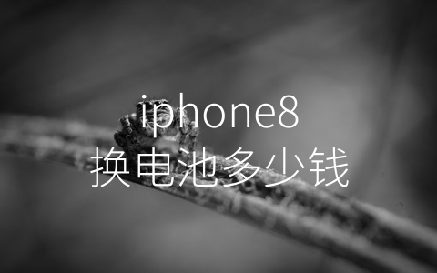 iphone8换电池多少钱