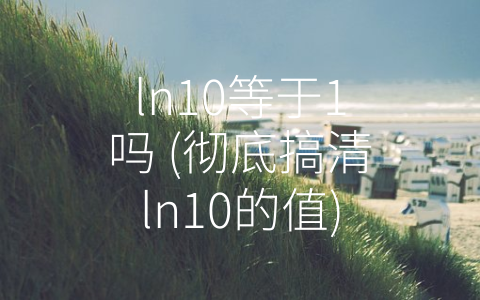 ln10等于1吗 (彻底搞清ln10的值)