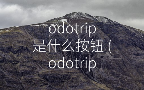 odotrip是什么按钮 (odotrip——旅游规划的得力助手)