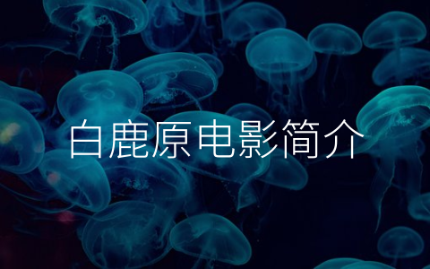 白鹿原电影简介