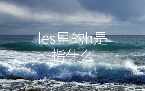 les里的h是指什么