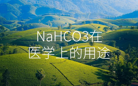 NaHCO3在医学上的用途