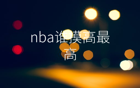 nba谁摸高最高