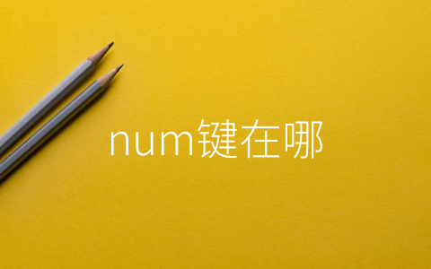 num键在哪